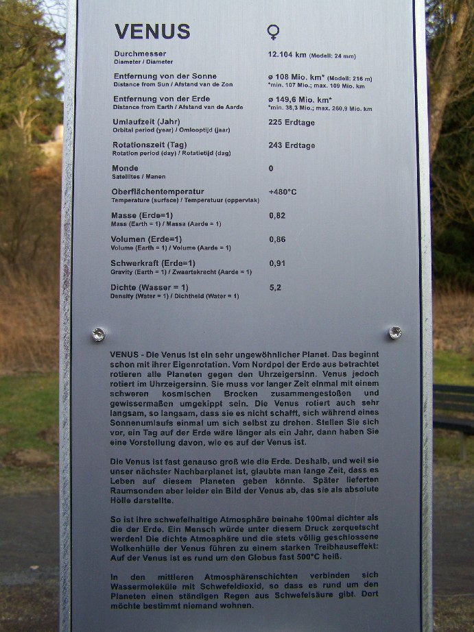 Die Venus - Beschreibung - im Kurpark Daun Die Venus - Beschreibung - im Kurpark Daun